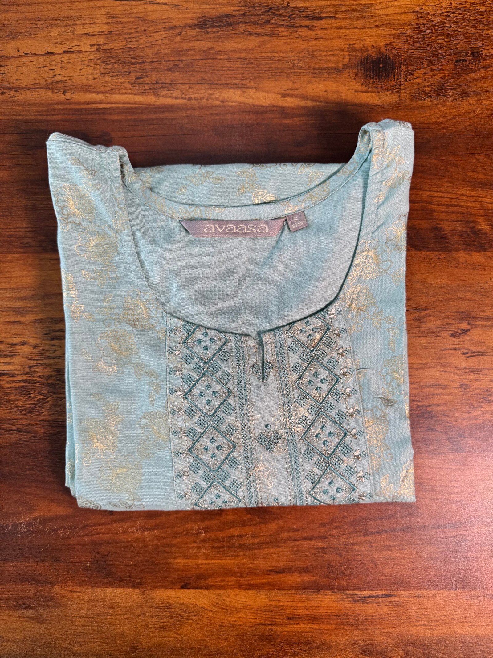 Avaasa Kurtis_Green (Size S, XXL)