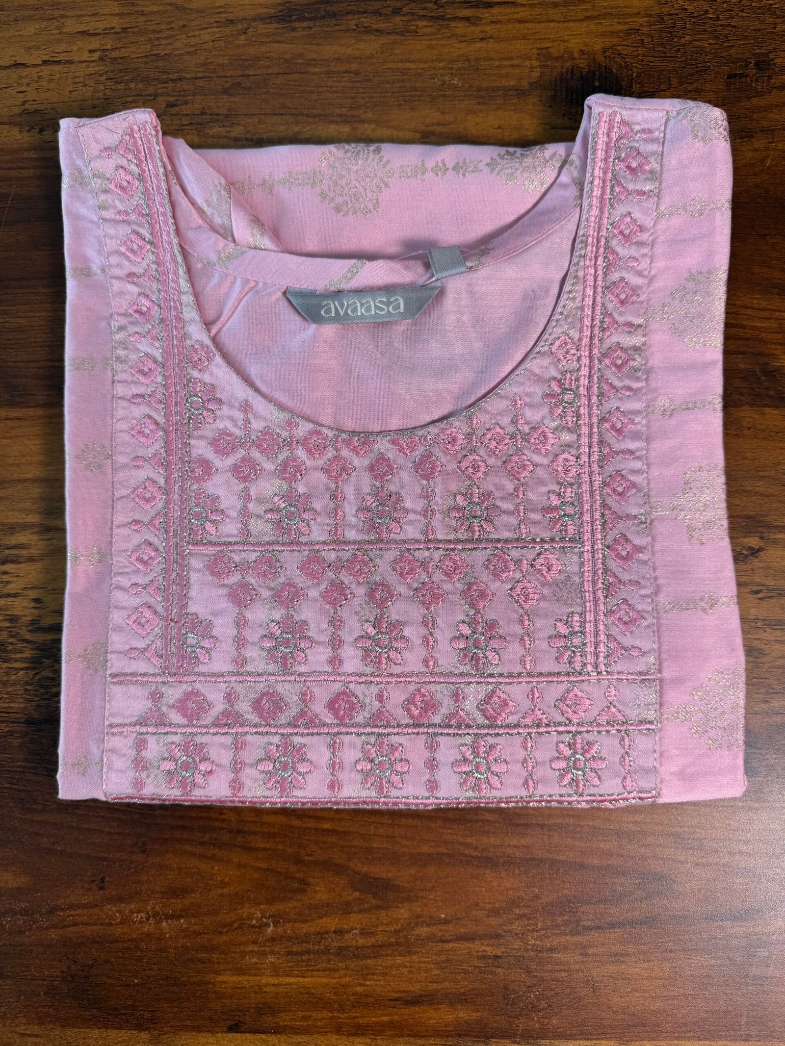 Avaasa Kurtis_Light Pink (Size L)