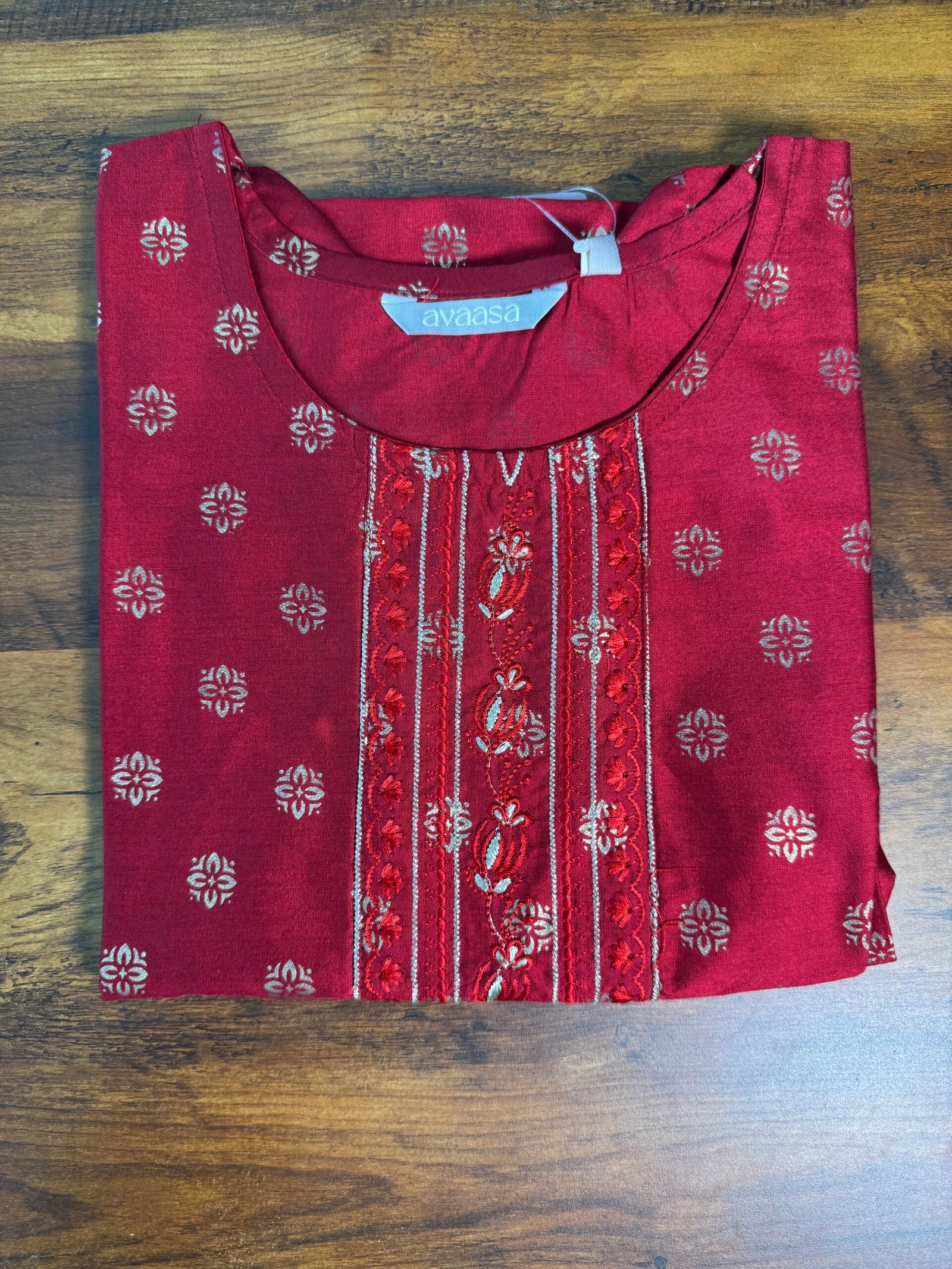 Avaasa Kurtis_Maroon (Size M, XL, XXL)