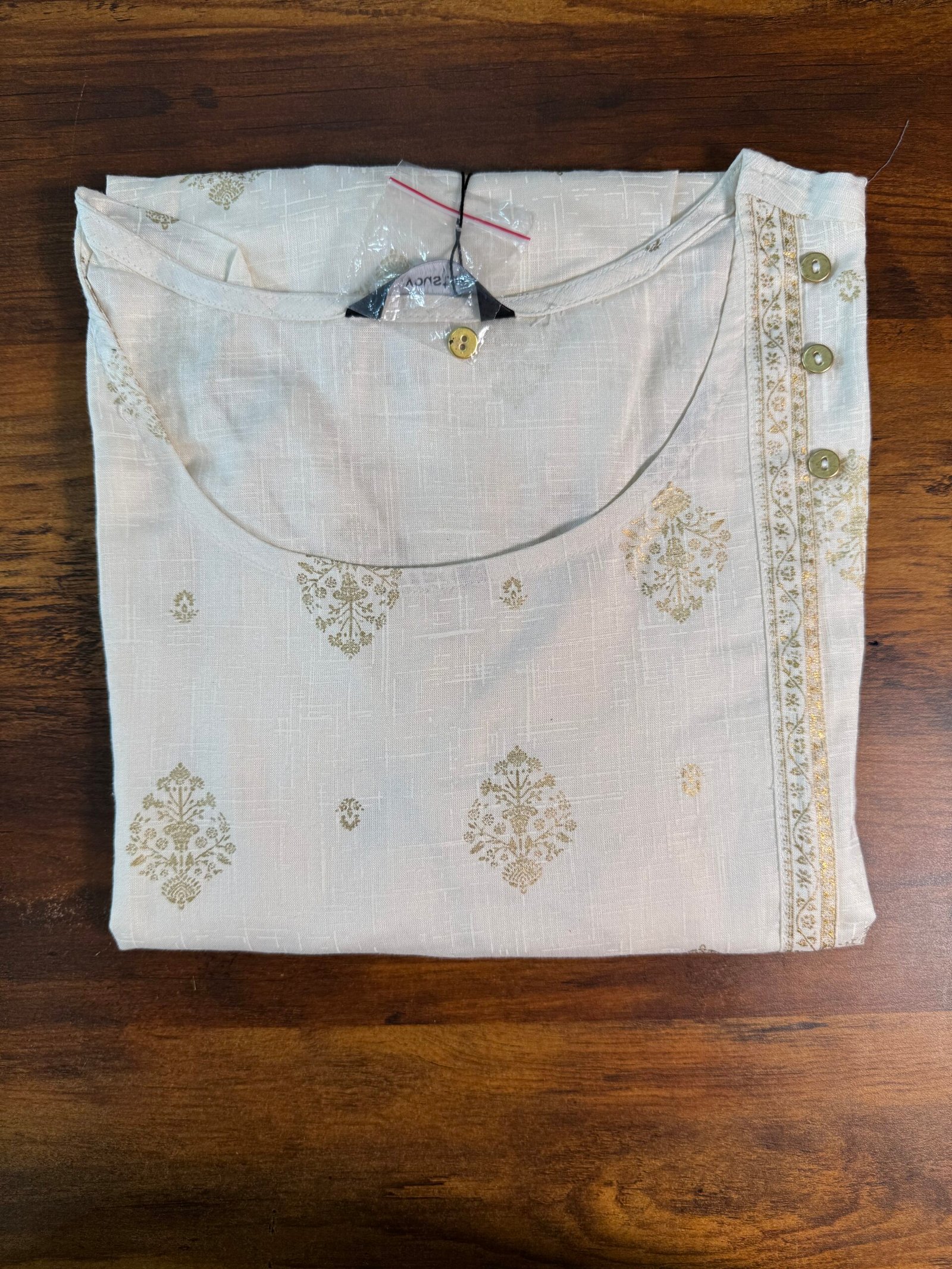 Avaasa Kurtis_Normal White (Size L, XL, XXL)
