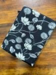 Black current saree
