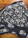 Black current saree