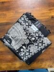 Black current saree