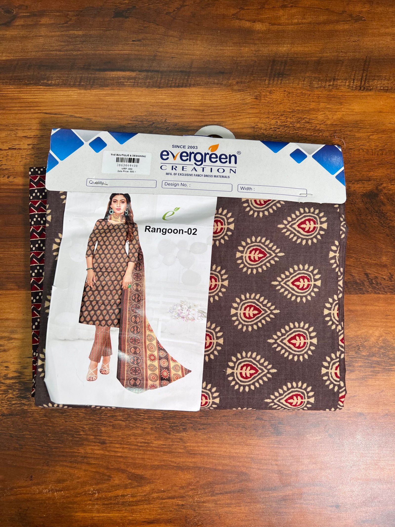 Cotton Chudidhar Material (Ajrak Print) (4)