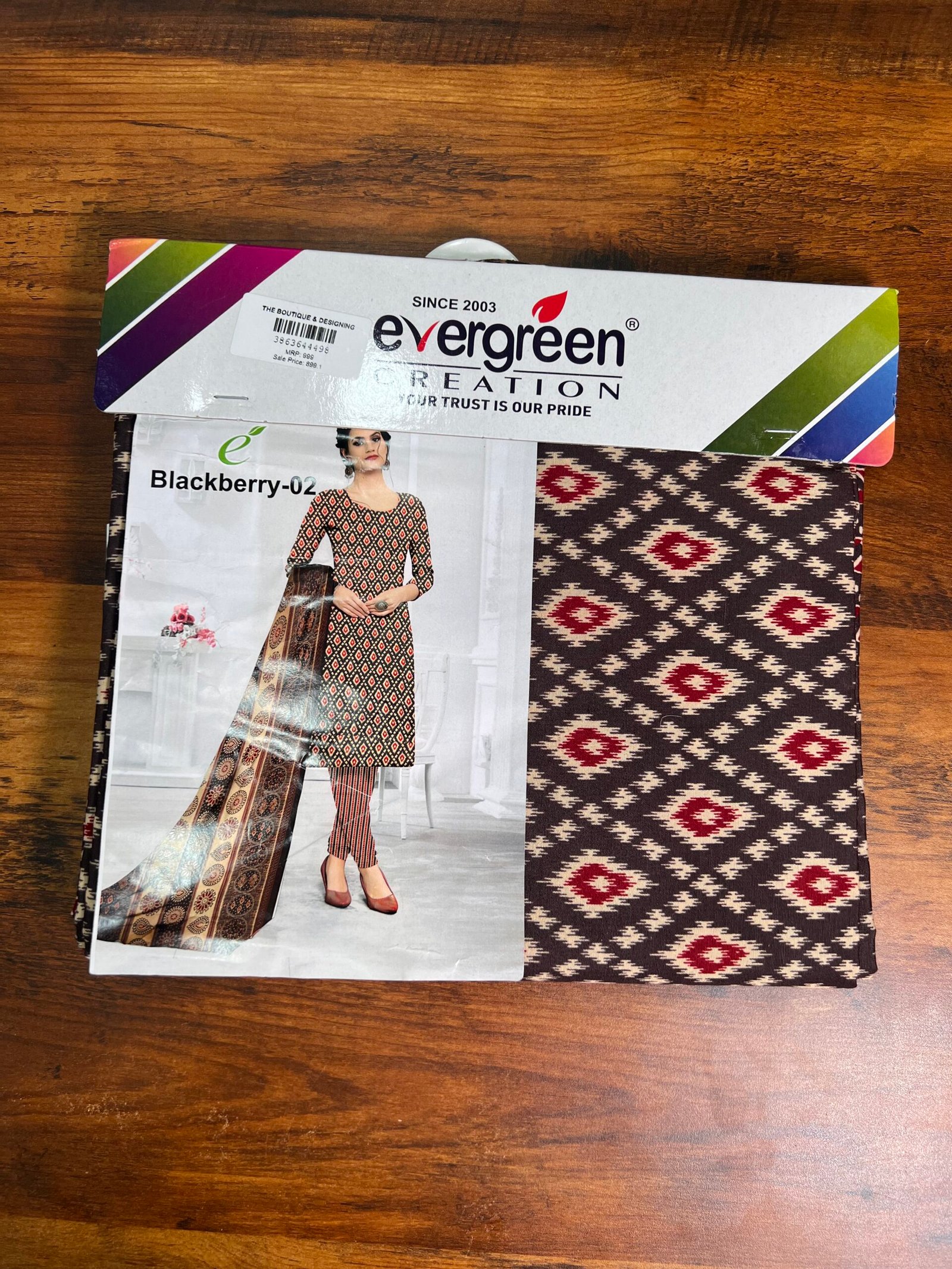 Cotton Chudidhar Material (Ajrak Print) (5)
