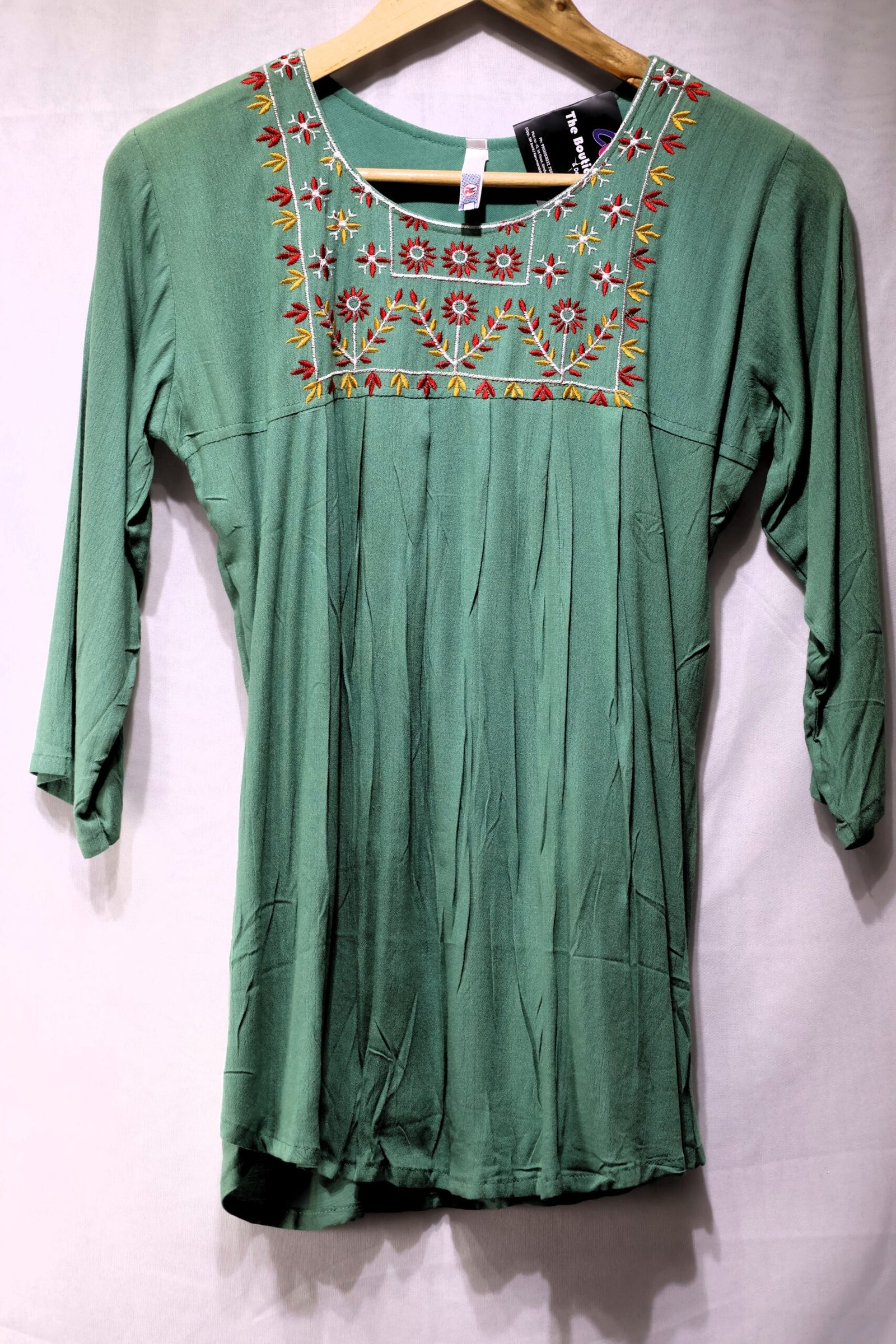 Embroidery Short Tops