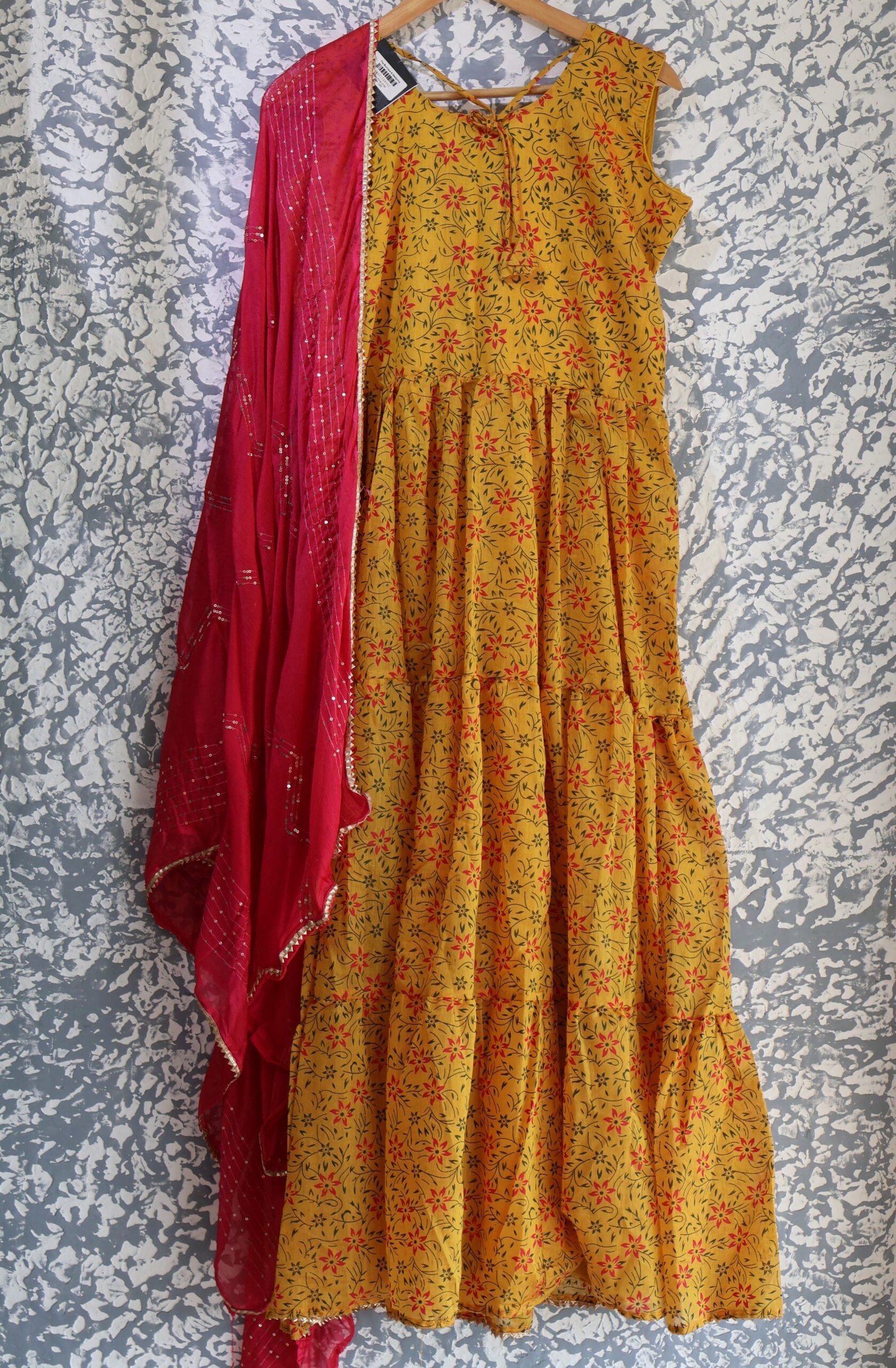 Layer Gown With Dupatta (2)