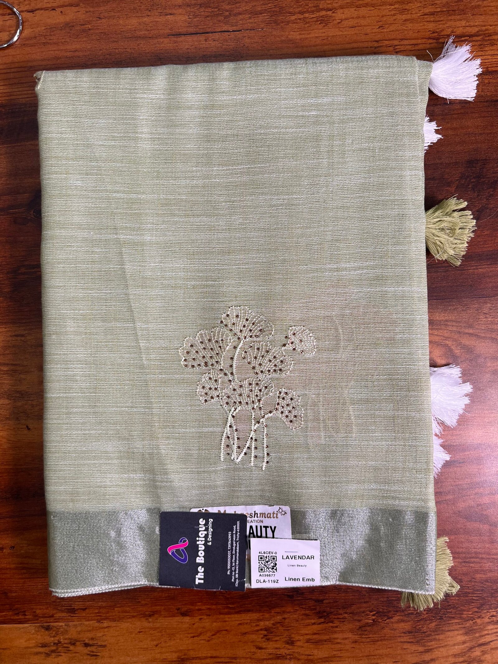 Linen Beauty Saree1