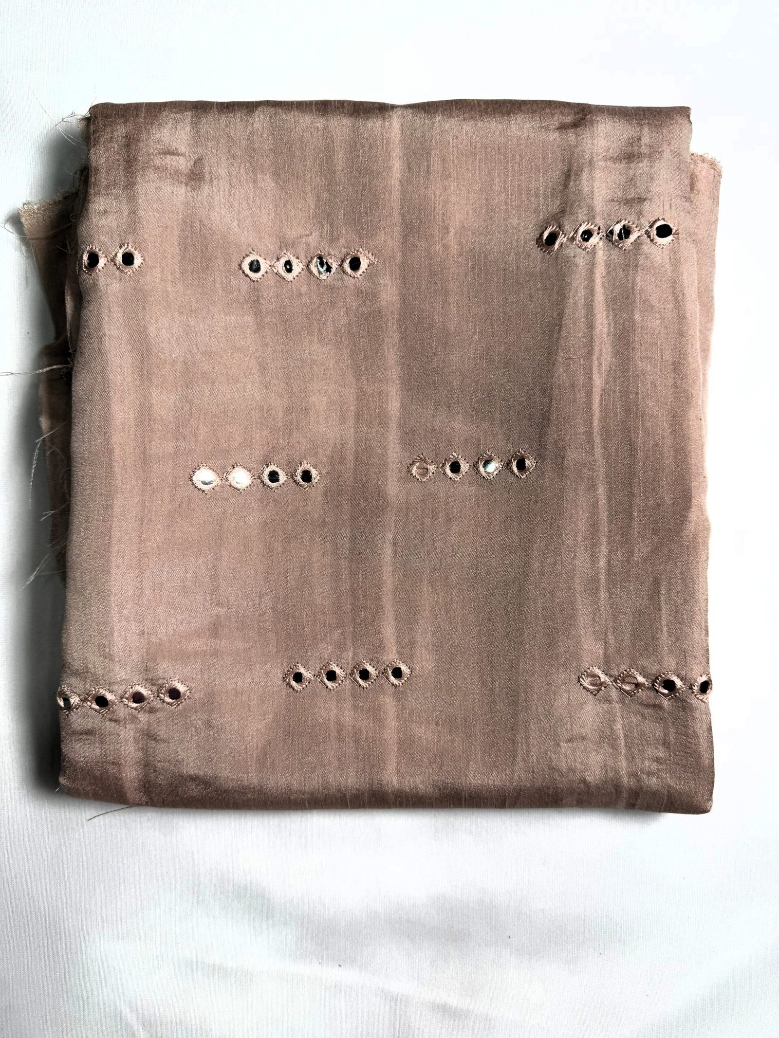 Mirror Raw Silk Material