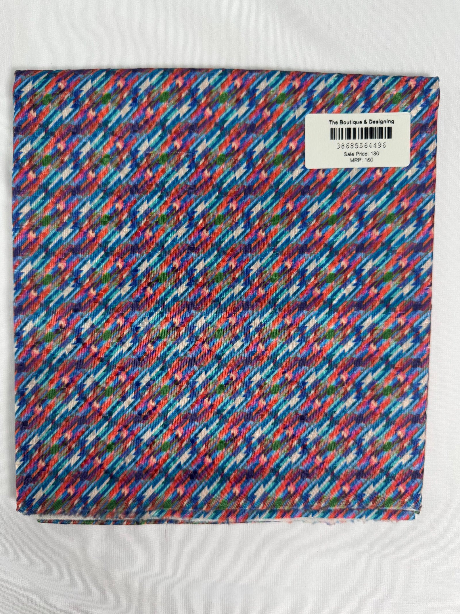 Multi Colour Cross Line Blouse Bits