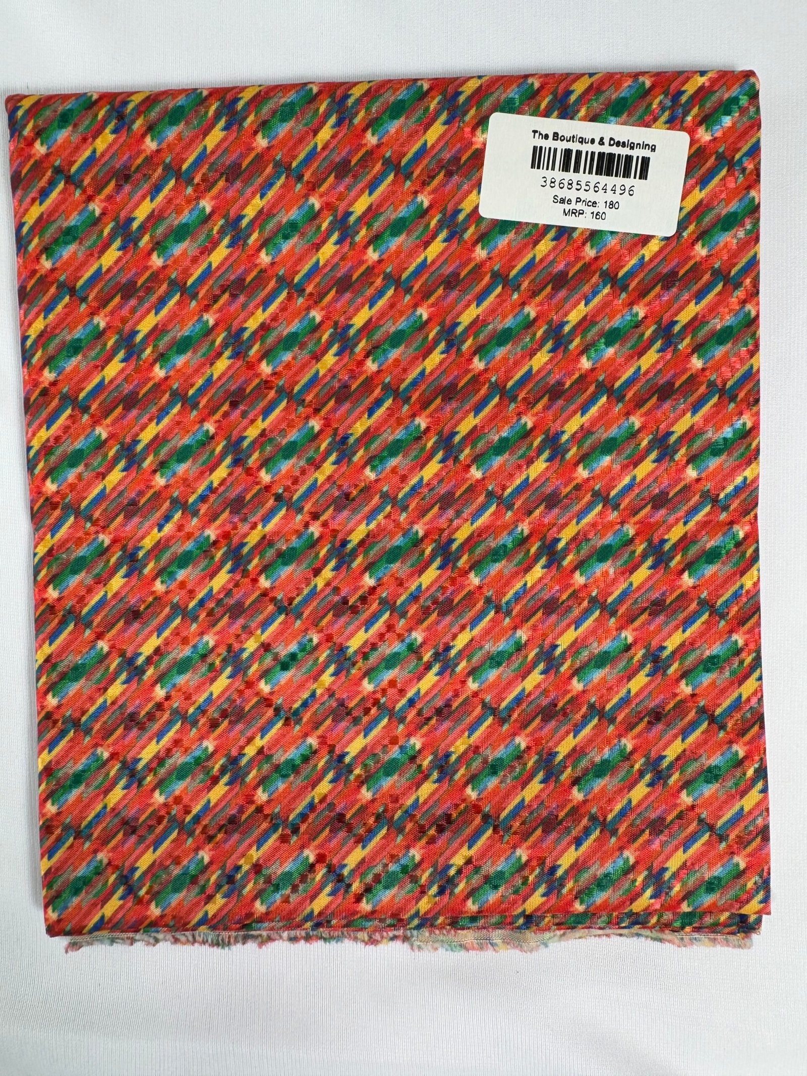 Multi Colour Cross Line Blouse Bits