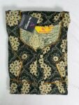Nighty, Material Cotton, Size 3XL, Colour Light Green