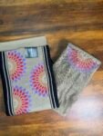 SILK COTTON (CHUDIDHAR SET) #9901 – DARK BLUE GRAY X VALANTINE RED – [Blue]