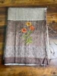 Emb Tusser Saree